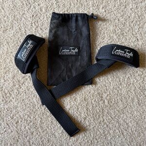 Black Lifting Straps by Lauren Taylor Lifestyle